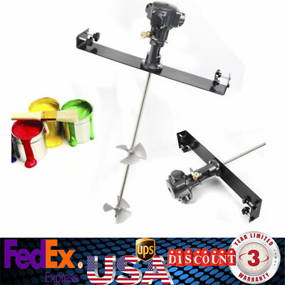 1/2 Hp Pneumatic Barrel Mixer For 50 Gallon Tank Paint Coating Agitator Blender