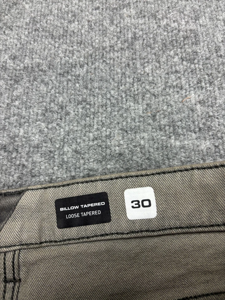 Volcom Billow Tapered Jeans Men's W30 x L27 Gray Denim Loose Fit Skater - Image 2 of 4