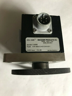 ENCODER PRODUCTS ACCU-CODER 716*-0600-0-IND12-6-S-S-Y,2130 013 ROTARY ...