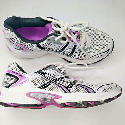 Asics Gel Vigor Womens Sz 7 Running Shoes - White Mesh Sneakers T06FQ