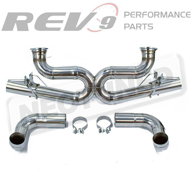 Rev9 Stainless Bolt-On Cat-Back Exhaust Track Edition For Audi R8 5.2 V10 09-15