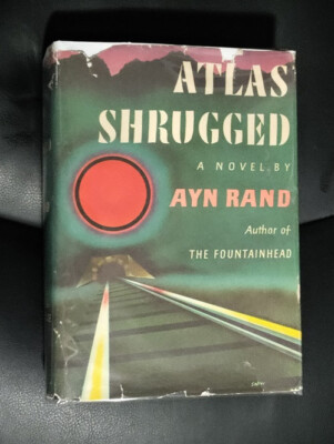 Ayn Rand Atlas Shrugged Random House Hardcover Near Fine / Good Condition