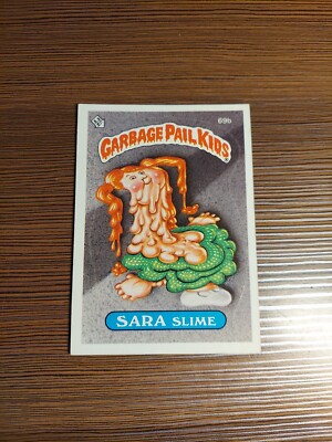 69b Sara Slime Glossy Mike Back GPK 1985 Topps Garbage Pail Kids Series 2 OS2