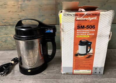 NatureSpirit SM-506 Automatic Soymilk Maker Machine - Tested, Works - Soy Milk