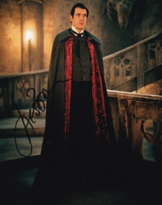 CLAES BANG signed Autogramm 20x25cm DRACULA in Person autograph COA