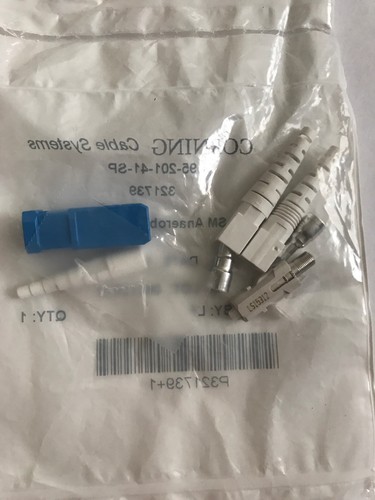 LOT of 10 EACH NEW CORNING ANAEROBIC SC SM 95-201-41-SP FIBER OPTIC CONNECTOR - Picture 2 of 3
