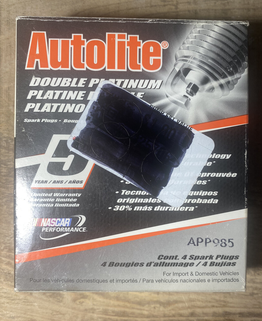 4 Autolite APP985 Double Platinum Spark Plugs - NEW IN BOX