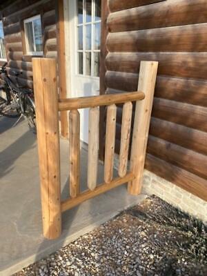 Cedar Log Railings