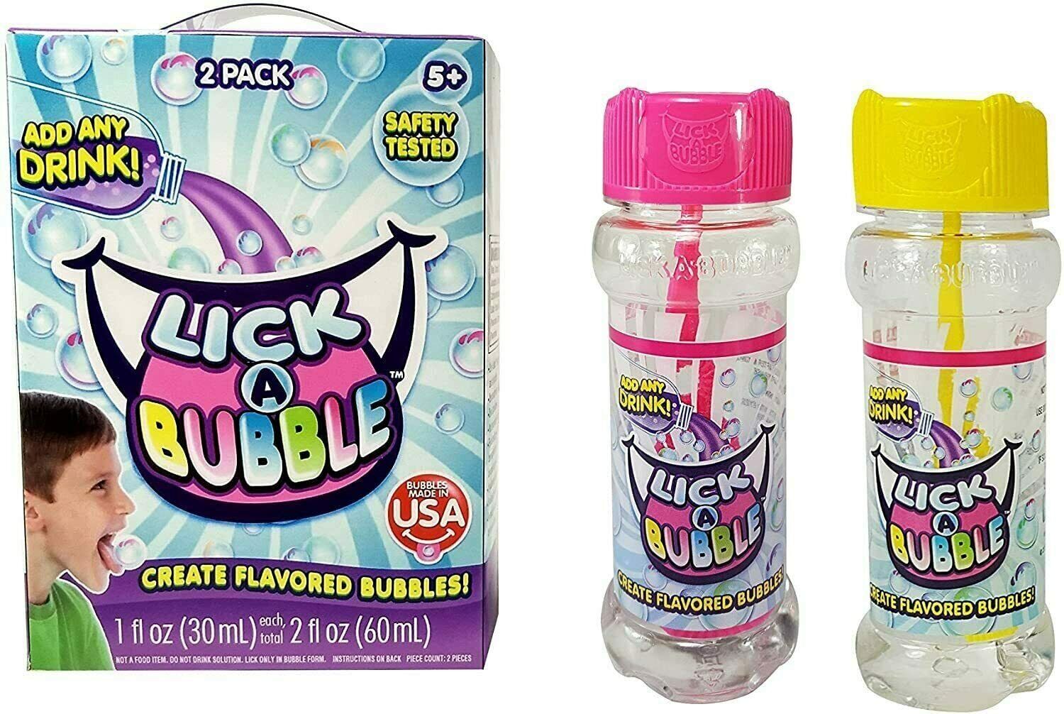 New life Flavored Bubbles for San Antonio Mall Kids - LickaBubble Non Edible Toxic Safe