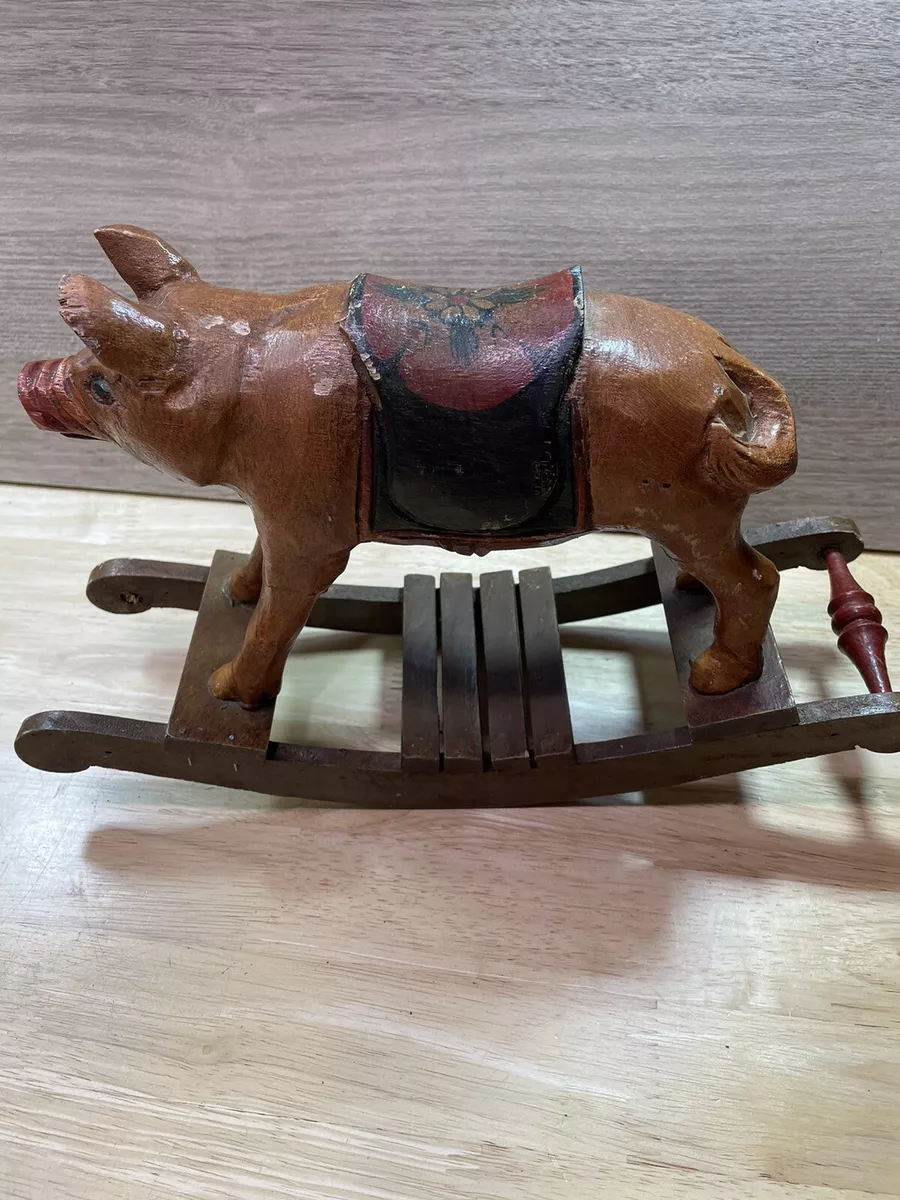 Pig rocking horse cheap