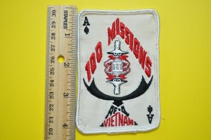 USAF Original 100 MISSIONS RF-4 VIETNAM RF-4C patch USED