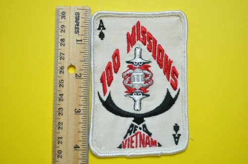 USAF Original 100 MISSIONS RF-4 VIETNAM RF-4C patch USED