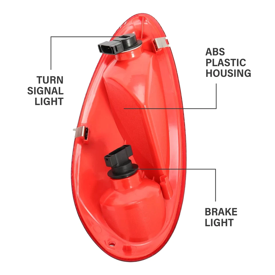Juego de montaje de luces traseras de freno para Chrysler PT Cruiser 2001-2005 izquierda+derecha Foto 2 de 4