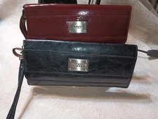 Kennneth Cole Reaction black wallet and red Unlisted Women Wristlet