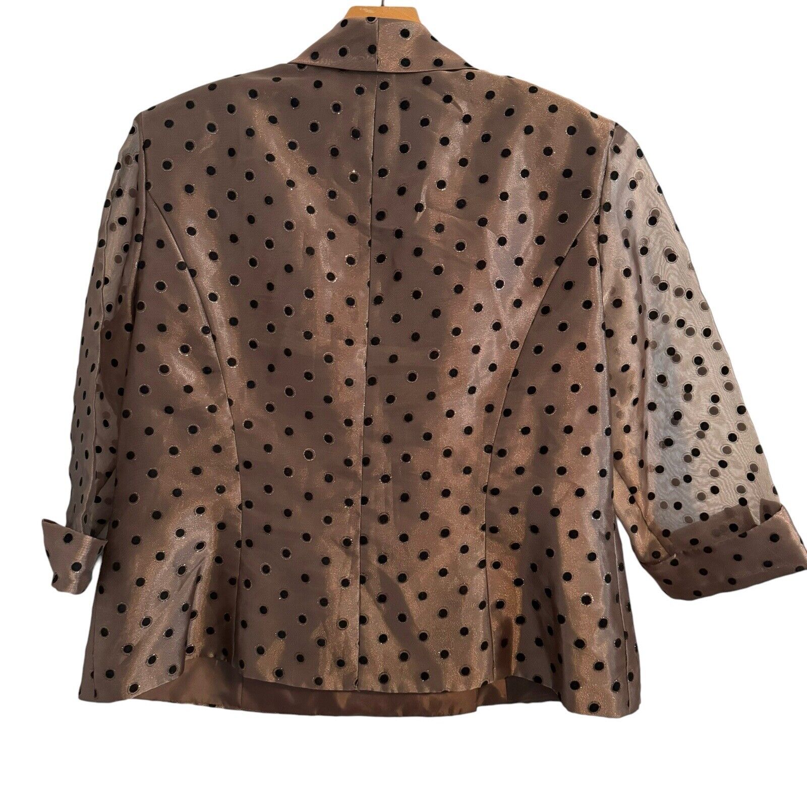 R and M Richards blouse embellished sleeves 3/4 S… - image 4