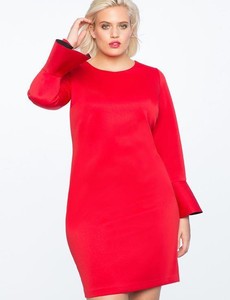 lane bryant red lace dress
