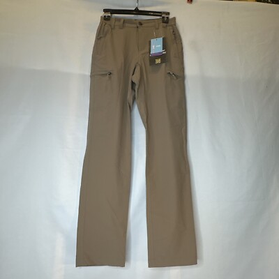 Sz 2 Pants Khaki Stretch Lightweight Pants Mier Miflex Specialty Wicking Breathe