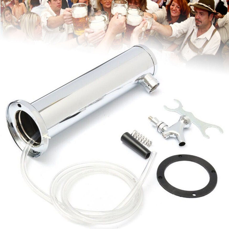 NEW Beer Dispenser Kit Draft Beer Kegerator Tower Stainless Steel Beer