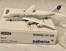Selten! SCHABAK /Made in Germany Sabena Enjoy our Company Boeing 747-300, 1:600
