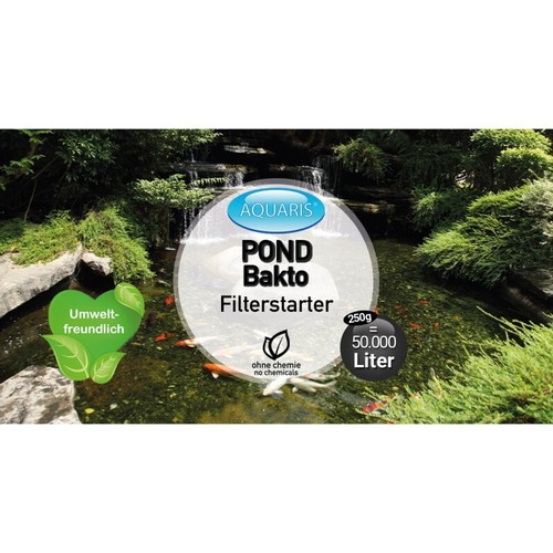 Aquaris POND Bakto Filterstarter - Teichpflege-Produkte für Teichfische 250 g - Bild 2 von 3