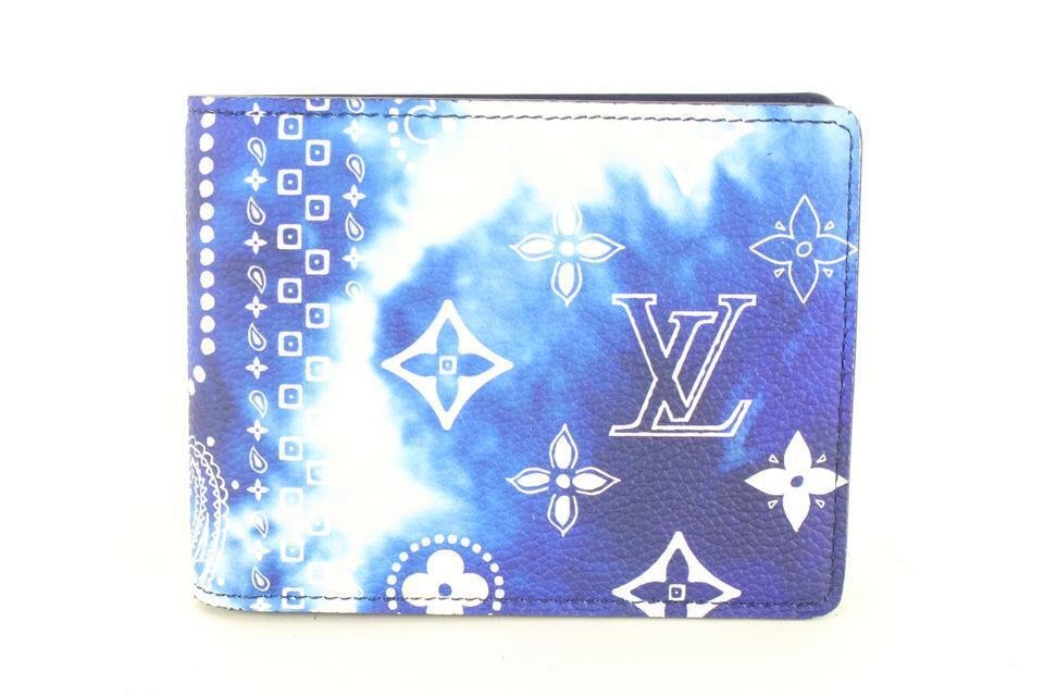 Louis Vuitton Blue Monogram Bandana Wallet