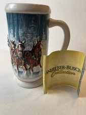Anheuser Busch-Budweiser CS678SE "Winter's Calm" 2007 Holiday Stein