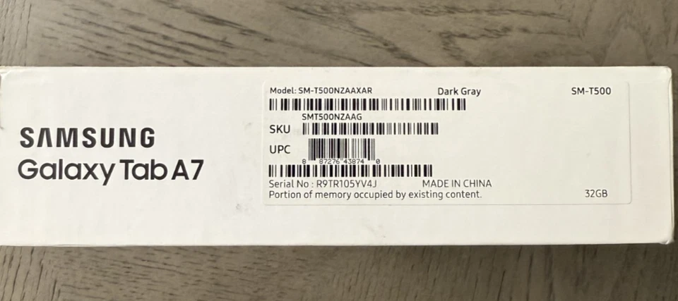 Samsung Galaxy Tab A7 SM-T500NZAAXAR 32 GB, Wi-Fi, 10.4 in - Dark Gray - Image 4 of 4