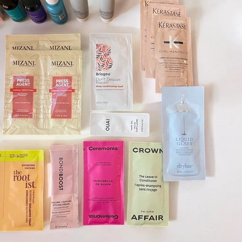 NEW 30 Piece Luxury Hair Treatment Shampoo Conditioner Oil Samples Full Size Set - Picture 7 of 7