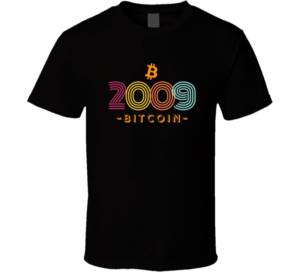 Funny Bitcoin Btc Crypto Since 2009 T Shirt