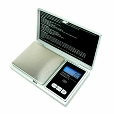 500g x 0.1g Digital Pocket Scale .1g Precision - portable - Silver/Black - CS500