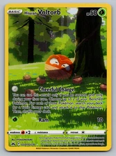 Hisuian Voltorb Pokemon Crown Zenith Galarian Gallery GG01/GG70 Full Art Rare NM