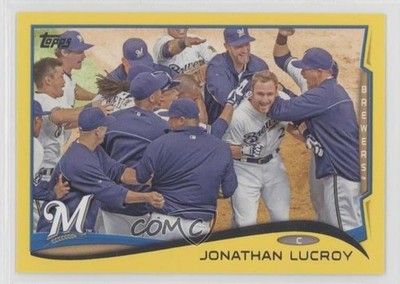 2014 Topps Retail Yellow Jonathan Lucroy #285 y0i
