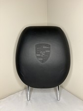 03-09 Porsche Cayenne 955 957 Oem Black Leather Right Passenger Embossed Logo