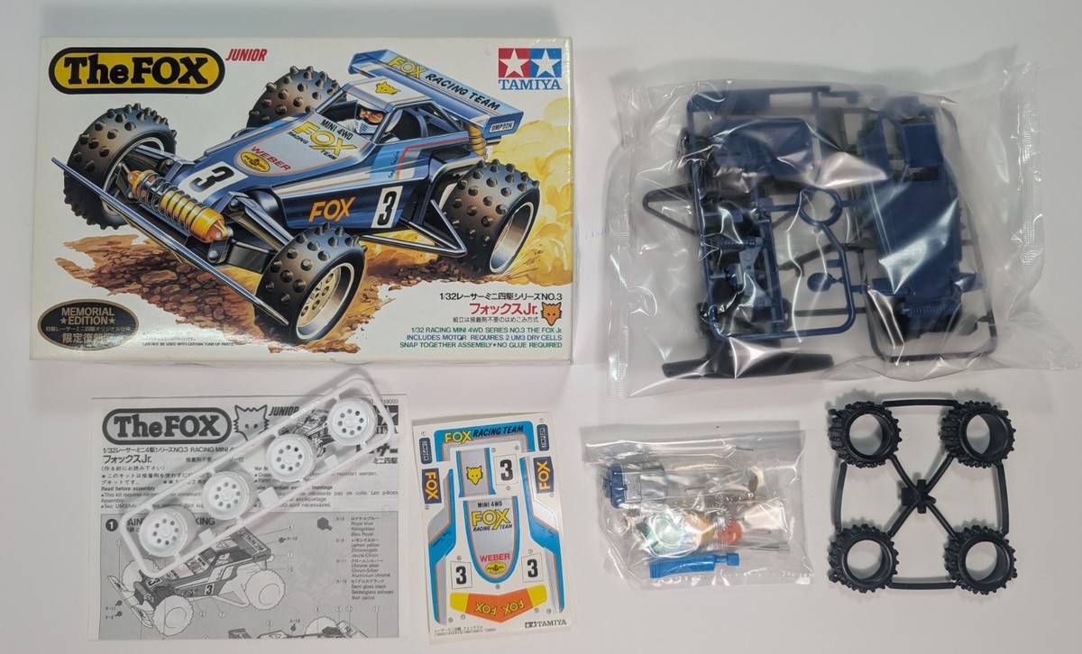 Tamiya 1/32 The Fox Junior 18003 Mini 4WD kit MEMORIAL EDITION
