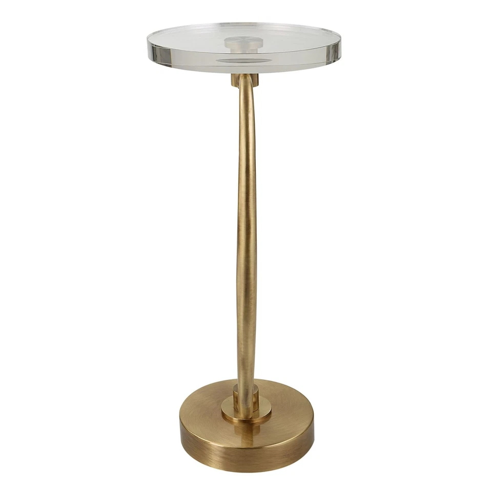 Uttermost 25227 Waveney 12" Diameter Crystal Top - Brass - Image 4 of 4