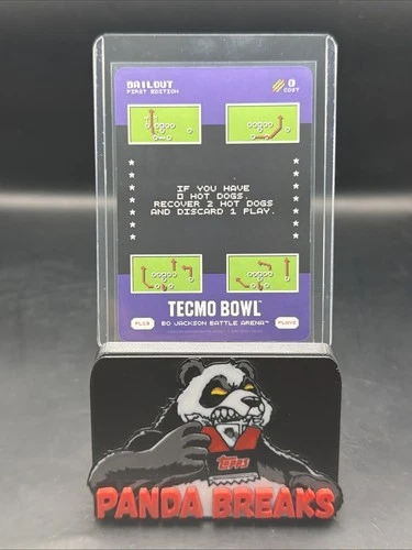 2026 Bo Jackson Battle Arena Tecmo Bailout Super Short Play #PL13