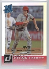 2016 Panini Donruss Rated Rookies Stat Line Career /400 Stephen Piscotty #36 0j6