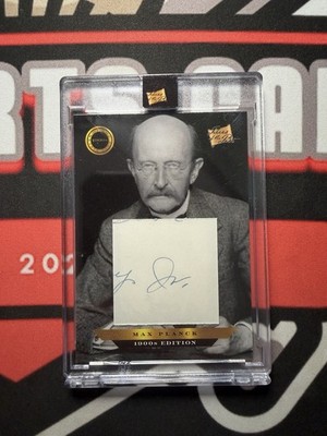 2024 Pieces Of The Past 1800s Edition Max Planck Hand Written Relic