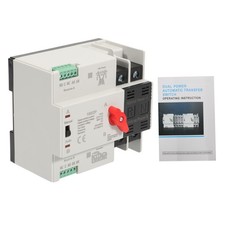2P 100A 220V Dual Power Automatic Transfer Switch Grid to Alternator 50/60Hz