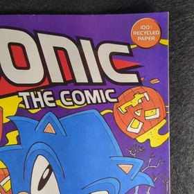Sonic the Comic #116 - Fleetway UK - Halloween Cover - Super Sonic Solo Story!