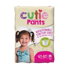 Cutie Pants Toddler Training Pants, Pink Princess Print, 4T 5T, Over 35 lbs.