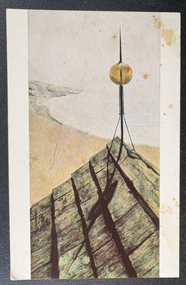 vtg postcard Andrew Newell Wyeth Northern Point art posted 1973