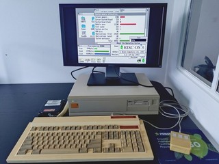 Acorn A5000 33MHz ARM3 (Alpha) fully working inc Keyboard Mouse Ethernet