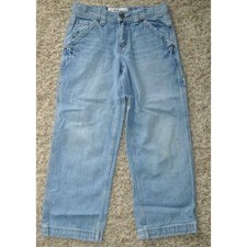 Boys Carpenter Jeans 10H Blue Adjustable Waist Faded Wash Denim Urban Pipeline