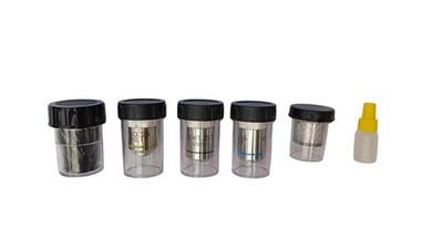 Microscope Lens Kit 10X 45X 100X Objectives & 10X 15X Eyepieces