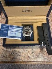 Monta Triumph Gray Sunburst Dial-Version 1-Read Description
