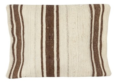16''x24'' Hand-Woven Kilim Cushion Cover. Vintage Hemp Pillowcase. Accent Pillow