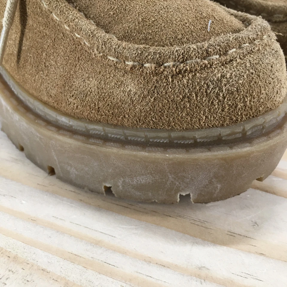 Mudd Mule Clog Womens 6.5M Tan Alexia Lug Sole Platform Suede Leather Casual - Image 4 of 4