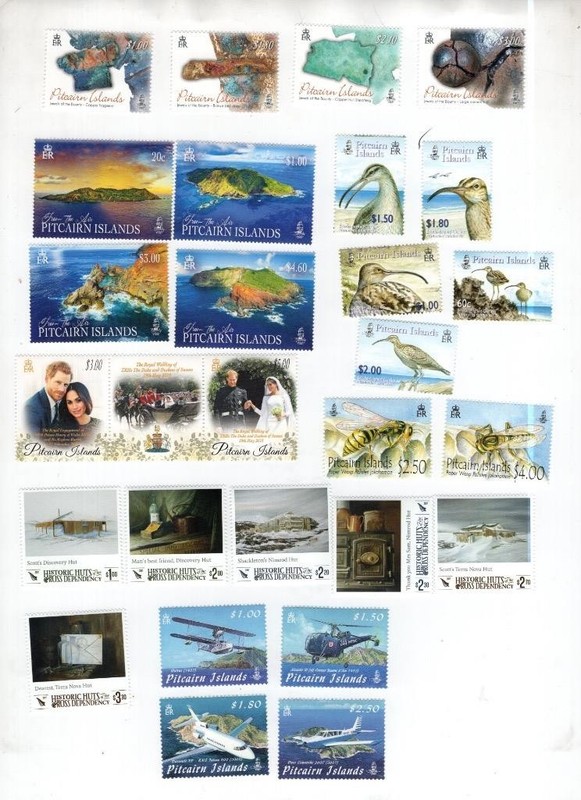 Pitcairn Islands - Small Assortment of Modern MNH Stamps - OG MNH - No Reserve!