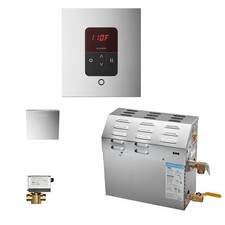 Mr Steam MS90EC1 5kW w/ iTempo AutoFlush Square Package Polished Chrome